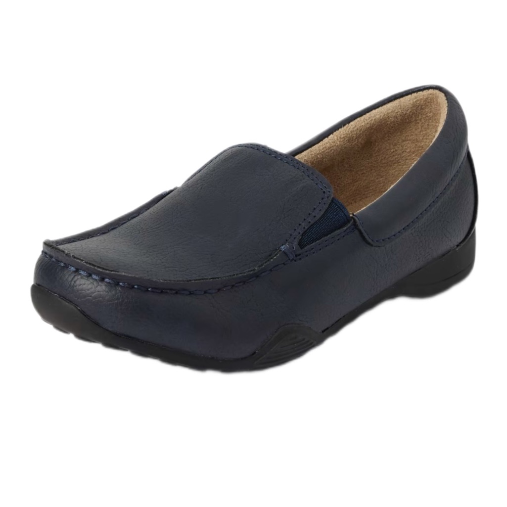 Boys Slip On Dress Shoes Navy